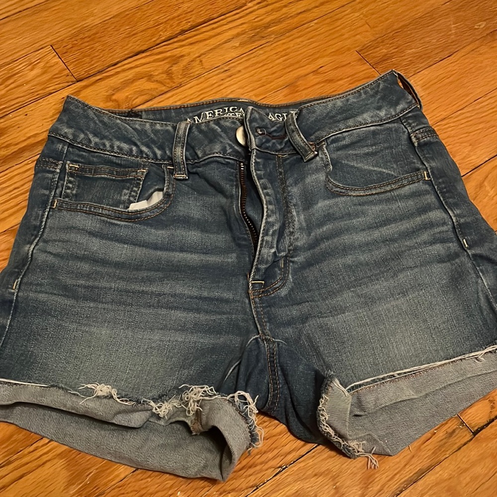 american eagle jean shorts